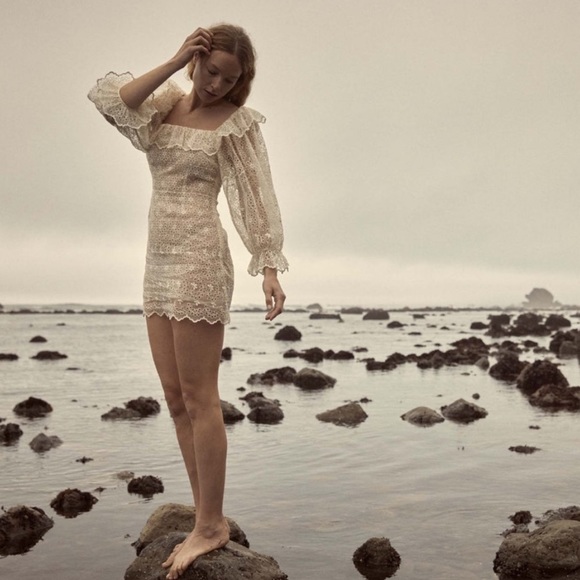 NWT Doen Franique Dress in Magnolia - Picture 2 of 9